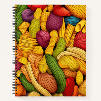 Carnet Fond d'art de pâtes