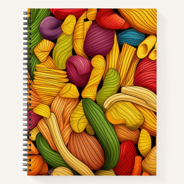 Carnet Fond d'art de pâtes (Devant)