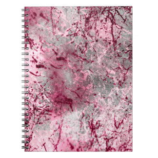Carnet fond rose, déco, motif, abstrait, âgé,