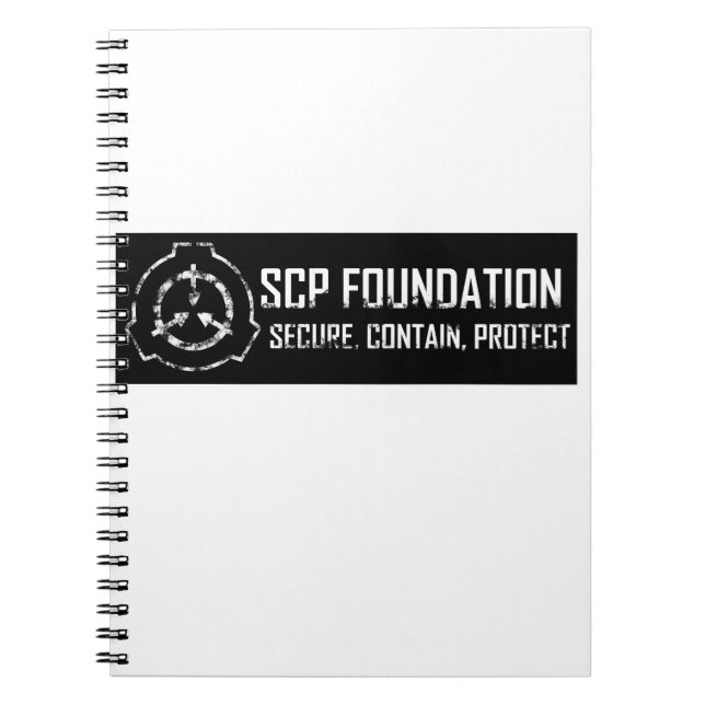 Carnet Fondation SCP : Sécurisé. Contenir la protection (Devant)