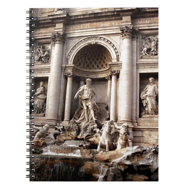 Carnet Fontaine de Trevi Rome Italie Voyage (Devant)