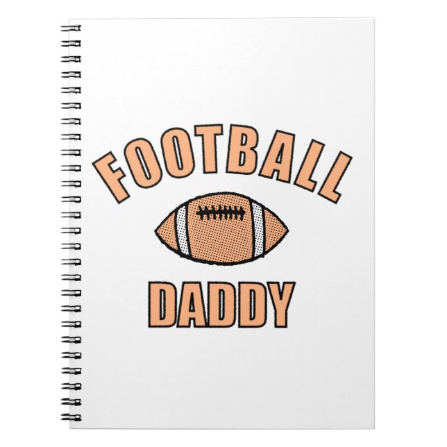 Carnet Football Daddy Dessin Et Texte (Devant)