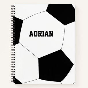 Carnet Football de balle de football personnalisé