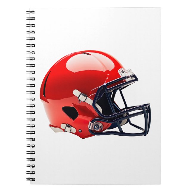 Carnet Football Helmet Notebook Cover (Devant)