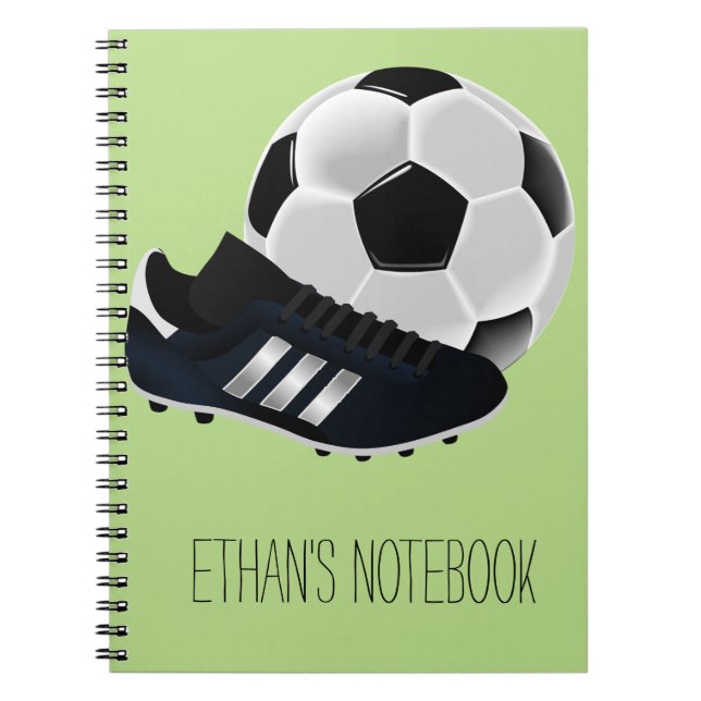 Carnet Football / Thème football ballon (Devant)