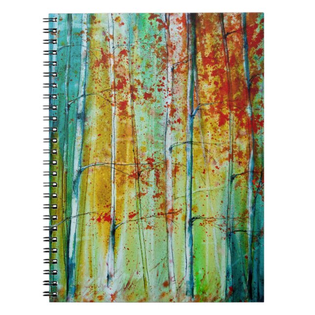 Carnet Forêt de Birch Tree (Devant)