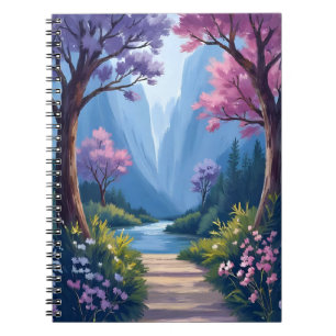 Carnet Forêt de conte de fées Paysage naturel floral ma