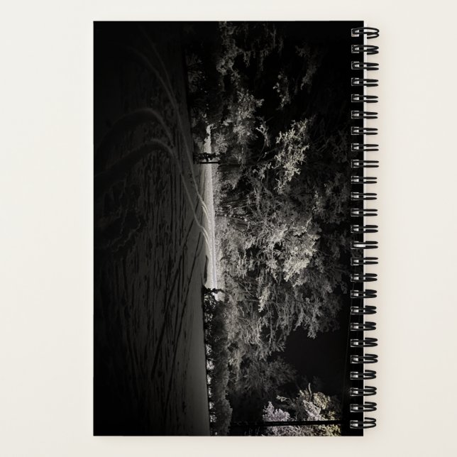 Carnet Forêt enneigée la nuit (Verso)