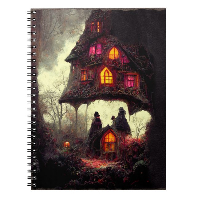 Carnet Forêt foncée enchantée (Devant)