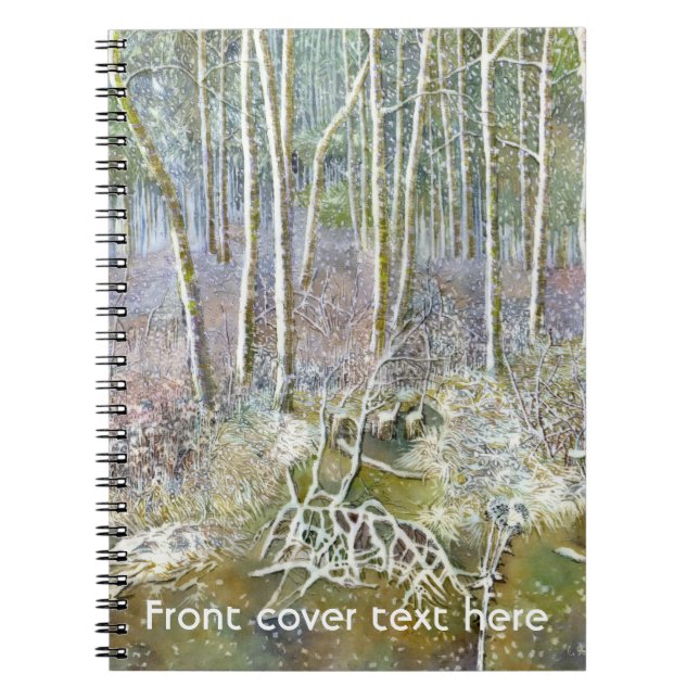 Carnet forêt hivernale (Devant)