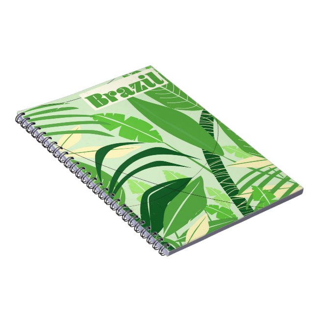 Carnet Forêt tropicale brésilienne impression de vacances (Côté Droit)