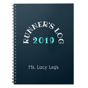 Carnet Formation du rondin du coureur annuel personnalis