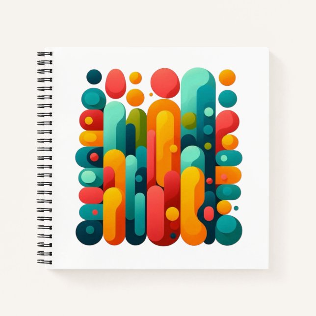 Carnet formes abstraites (Devant)