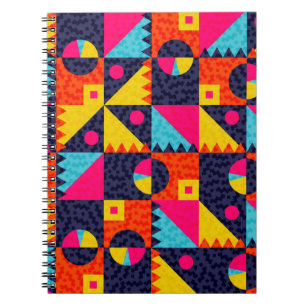Carnet Formes géométriques Abstraites. Illustration color