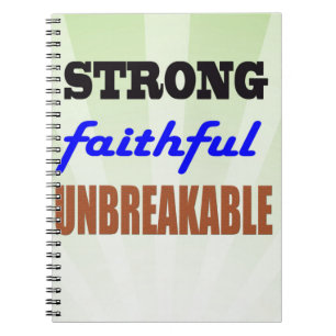 Carnet Fort Fidèle Indestructible