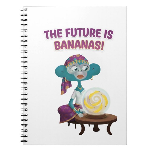 Carnet Fortune teller monkey (Devant)