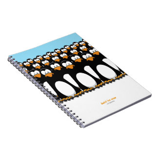 Carnet Foule des pingouins de bande dessinée