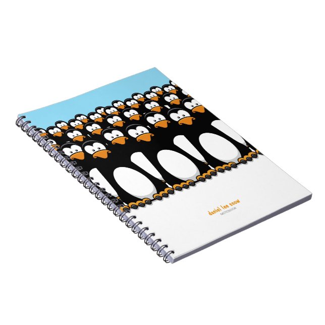 Carnet Foule des pingouins de bande dessinée (Côté Droit)
