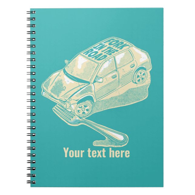 Carnet Fourche dans l'accident de la route (Devant)