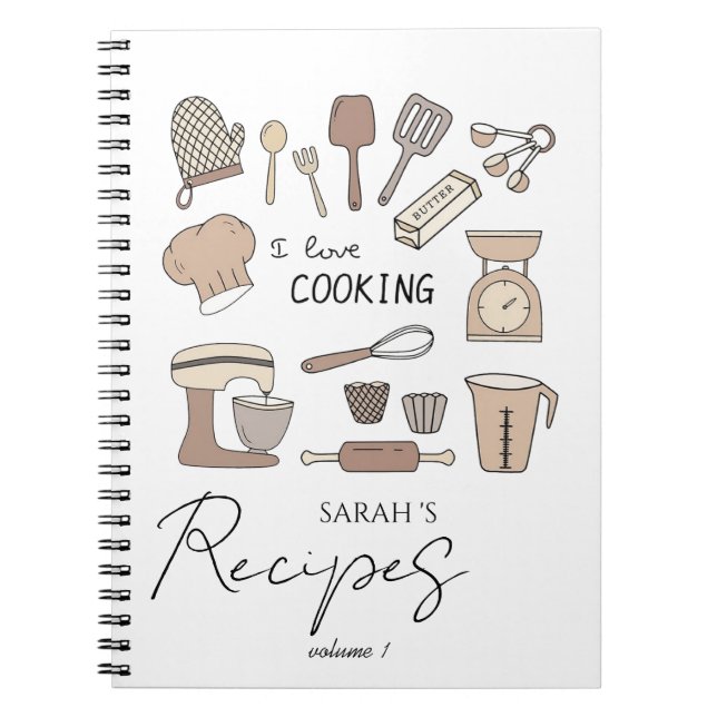 Carnet Fournitures de cuisine Cuisine moderne Recette per (Devant)
