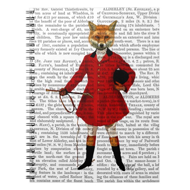 Carnet Fox Hunter 2 plein (Devant)
