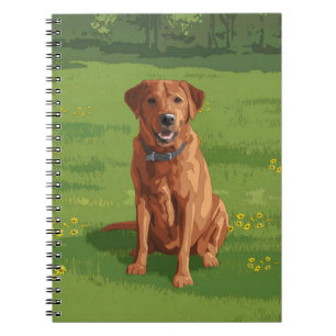 Carnet Fox Red Yellow Labrador Retriever Chien