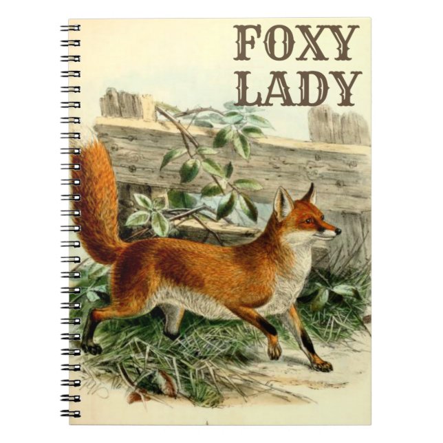 CARNET FOXY LADY (Devant)