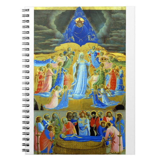 Carnet Fra Angelico La Mort et l'Assomption de Marie (Devant)