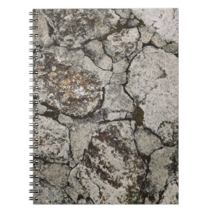 Carnet Fragment de pierre noir et gris
