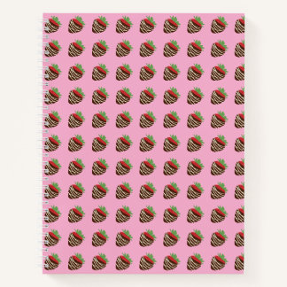 Carnet Fraise enrobée de chocolat