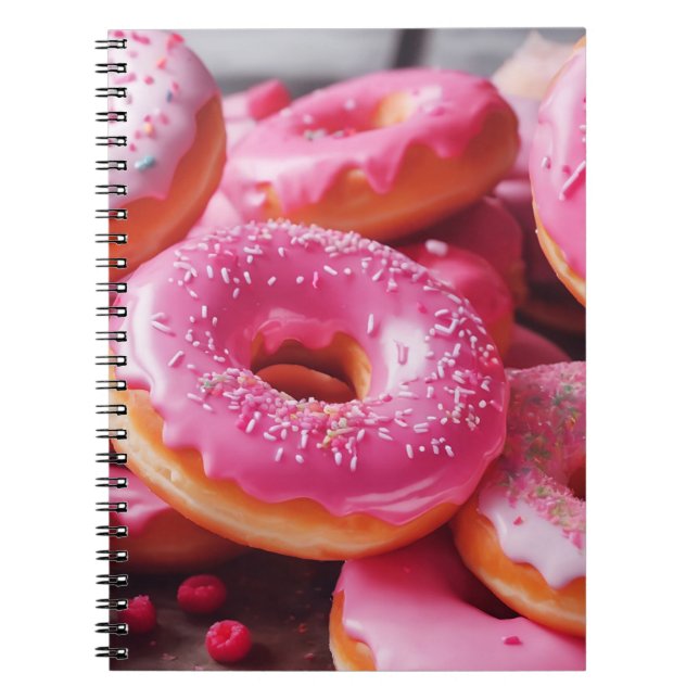 Carnet Fraise rose (Devant)