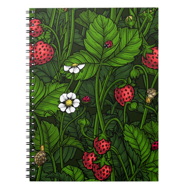 Carnet Fraises sauvages (Devant)