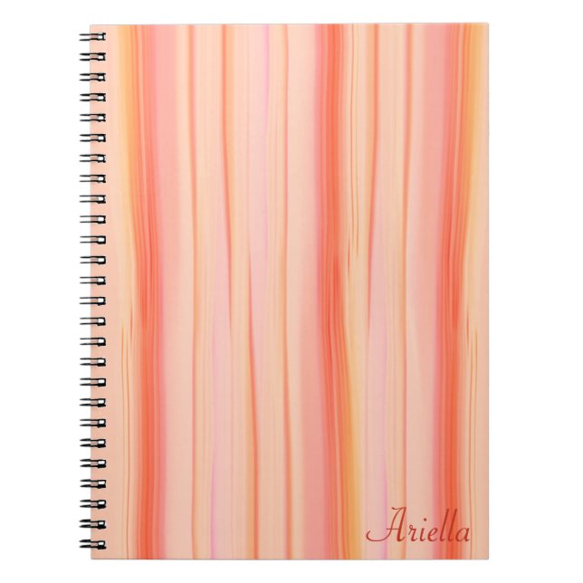 Carnet Framboise orange (Devant)