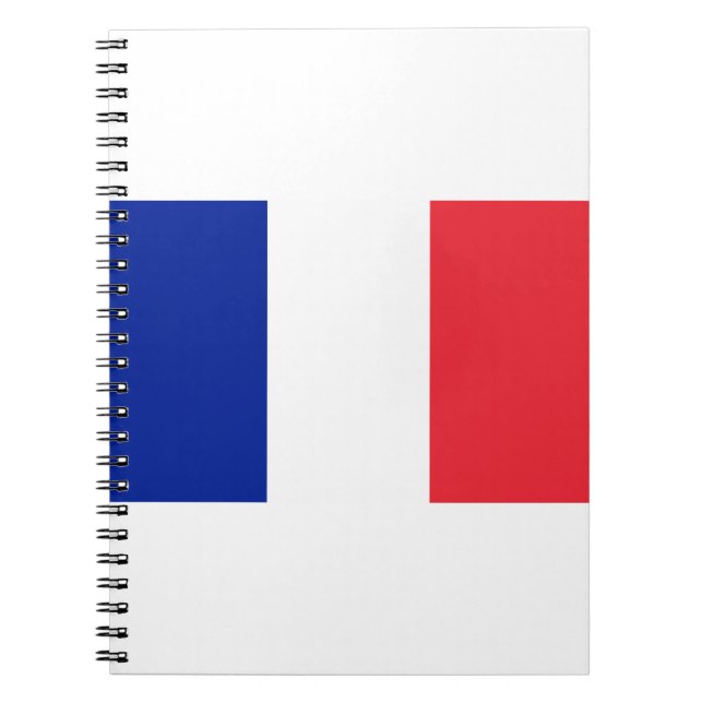 Carnet Française - Drapeau France (Devant)