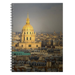 Carnet France, Paris. Les Invalides vus depuis la