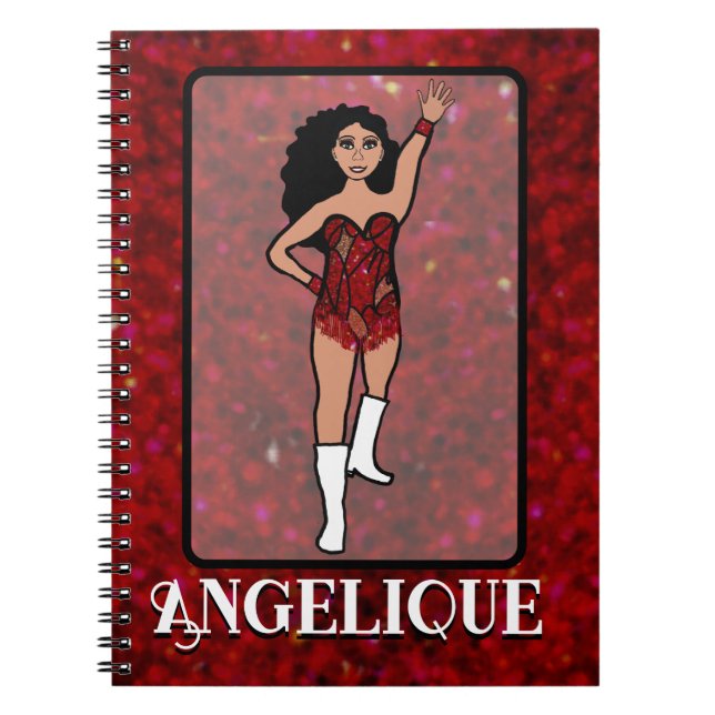 Carnet Frange rouge danseur #2 (Devant)