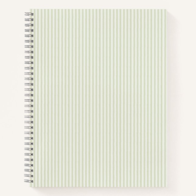 Carnet Frappe du chalet de printemps clair vert doux (Devant)