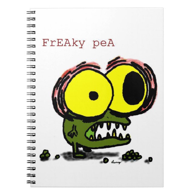Carnet Freaky Pea (Devant)