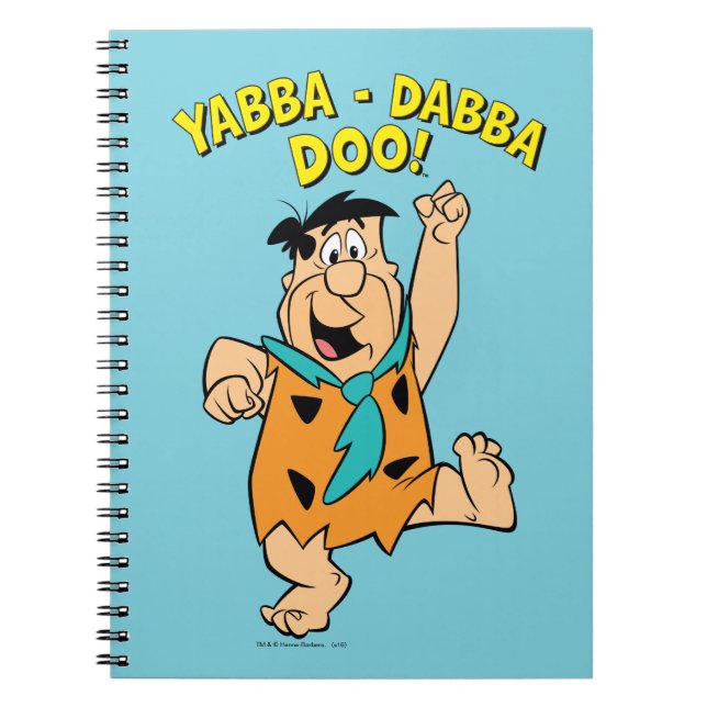 Carnet Fred Flintstone Yabba-Dabba Doo ! (Devant)