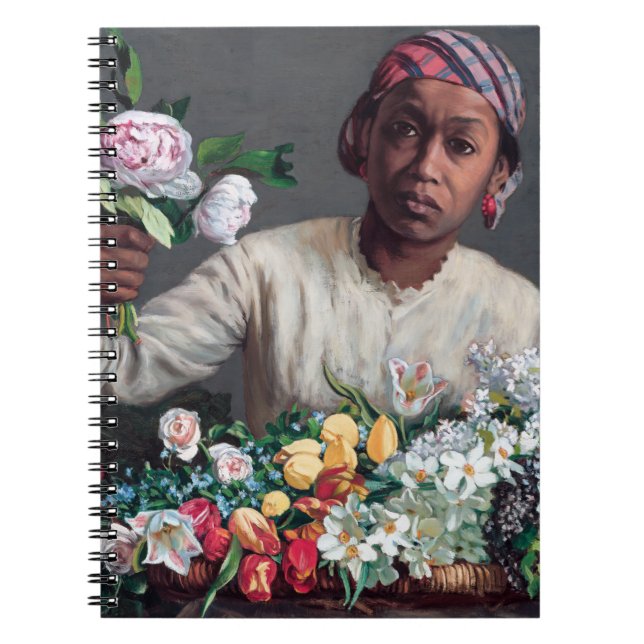 Carnet Frédéric Bazille - Jeune femme aux pivoines (Devant)