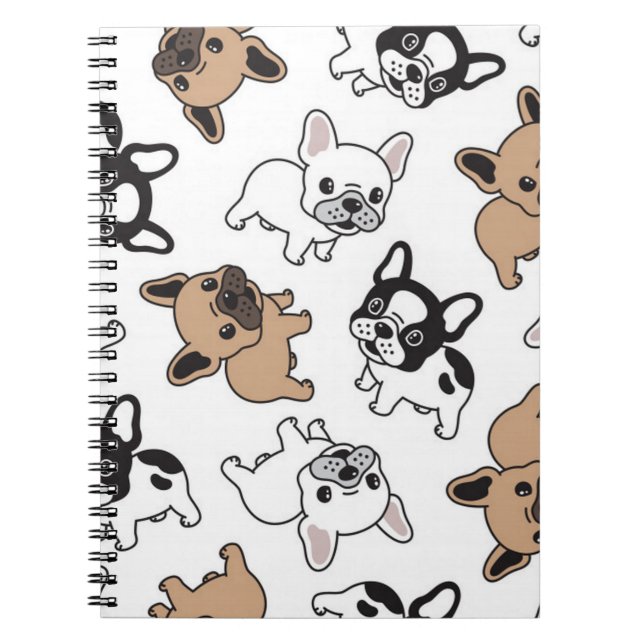 Carnet French Bulldog, Accessoires Français (Devant)