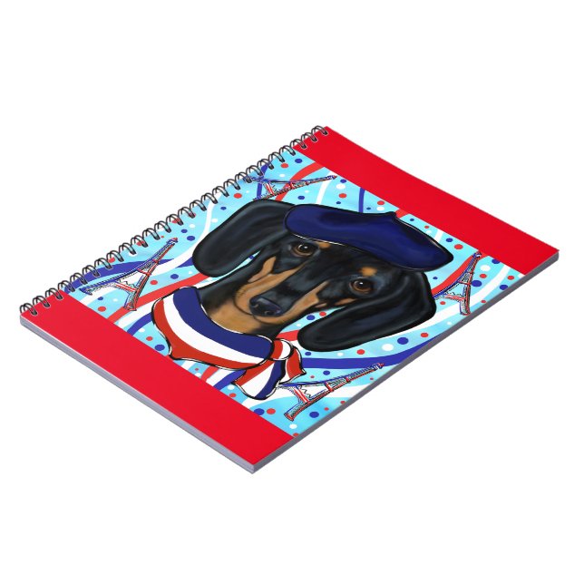 Carnet French Doxie (Côté gauche)