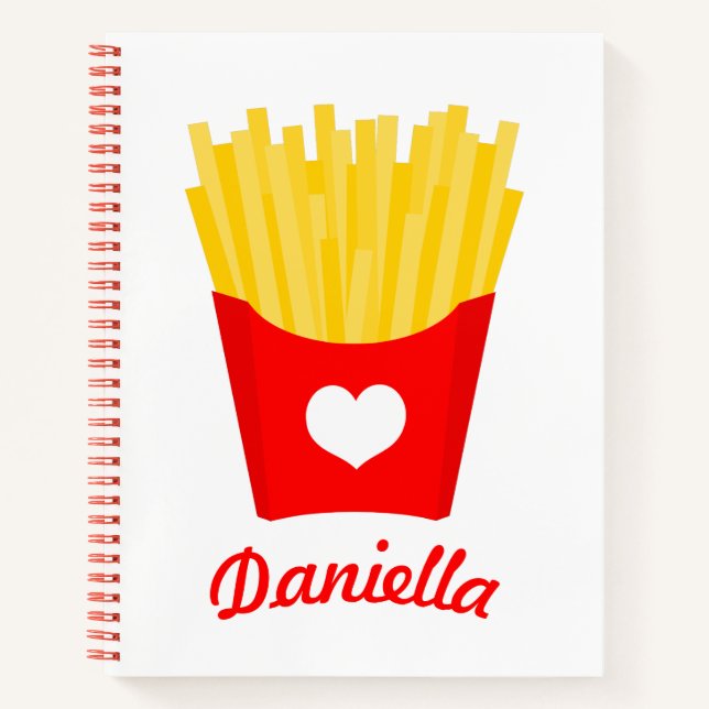 Carnet French Fry Love (Devant)