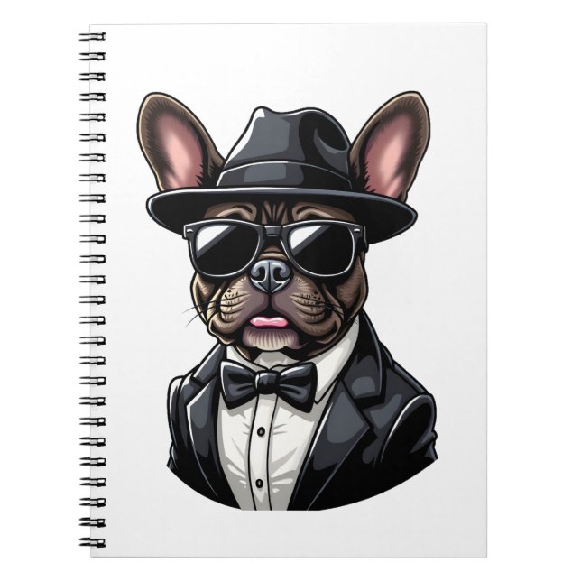Carnet Frenchie The Gangster (Devant)