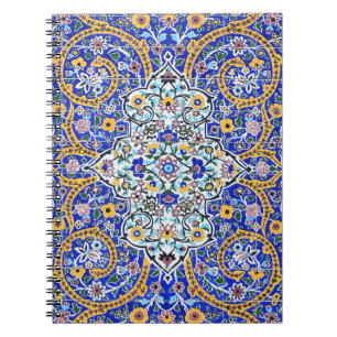 Carnet Fresque carrelée persane