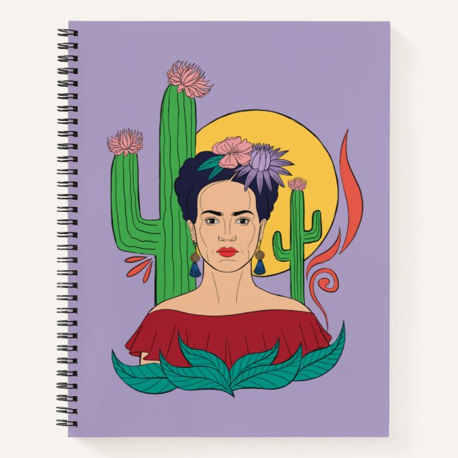 Carnet Frida Kahlo Desert Graphic (Devant)