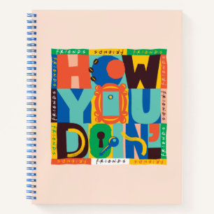 Carnet FRIENDS™ How You Doin' - Graphisme Vif