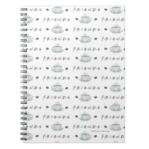 Carnet FRIENDS™ Motif d'aquarelle de la bouillie de café