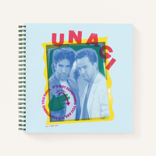 Carnet FRIENDS™ | Ross & Chandler - Unagi (Devant)