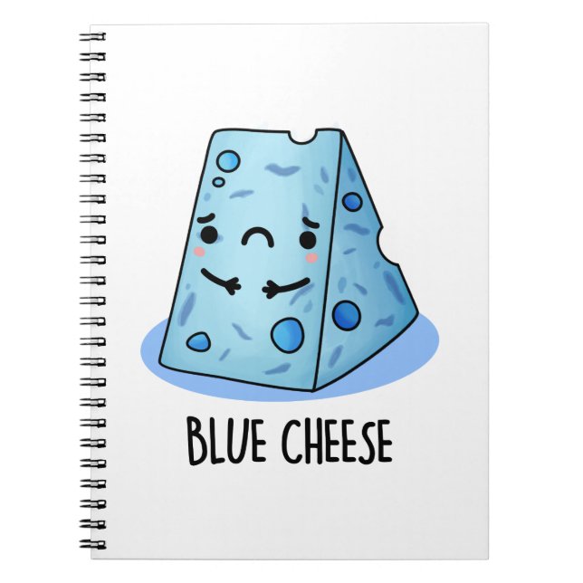 Carnet Fromage Bleu Blague Alimentaire Drôle (Devant)
